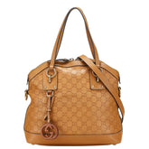 グッチ グッチシマ トートバッグ ワンショルダーバッグ 2WAY 247279 ブラウン レザー レディース GUCCI 【中古】
